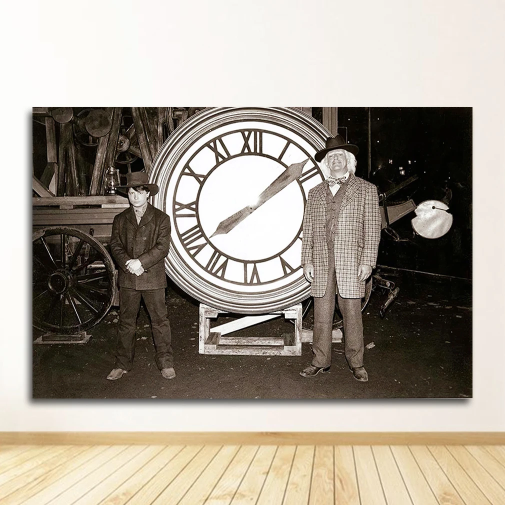 

Стильная настенная Картина на холсте домашний декор плакат Назад в будущее классический фильм печать Альтернативная пленка ретро фото винтаж