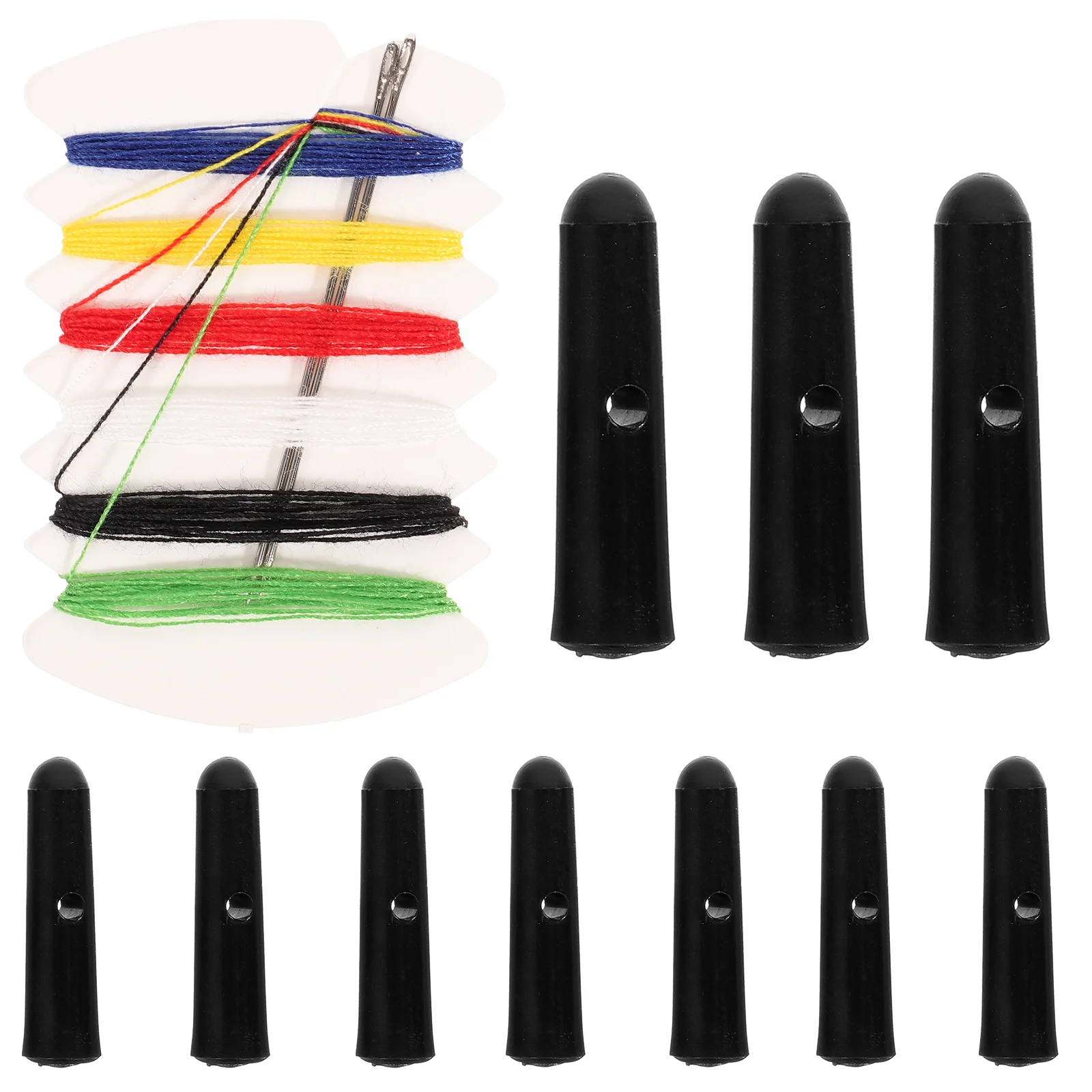 

10pcs Foldable Umbrella Tail Beads Replacement Umbrella Tail Beads Metal Umbrella Bone Covers