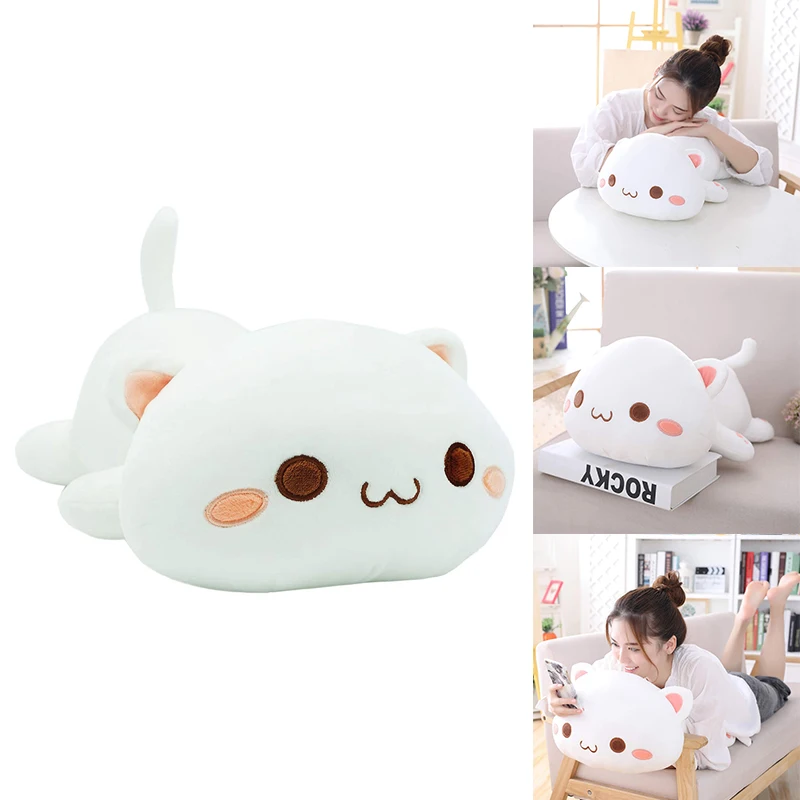 

Cute Kitten Plush Toy Stuffed Animal Pet Kitten Soft Anime Cat Children Plush Pillow