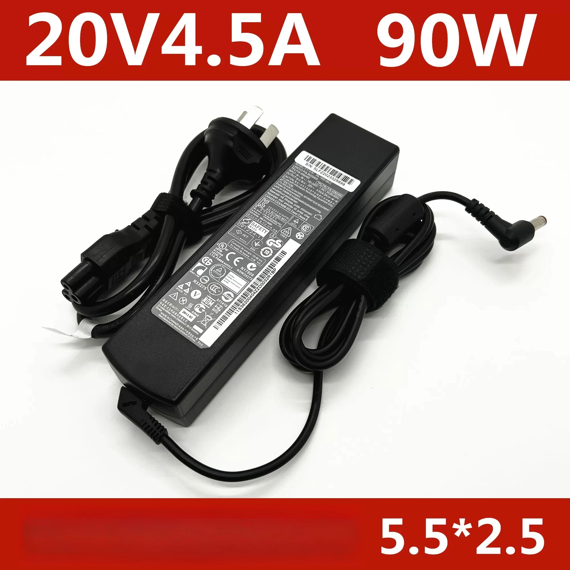 Фото Адаптер питания 90W 20V4.5A для Lenovo Y410P Y470 Y460 G480 Y480 №1