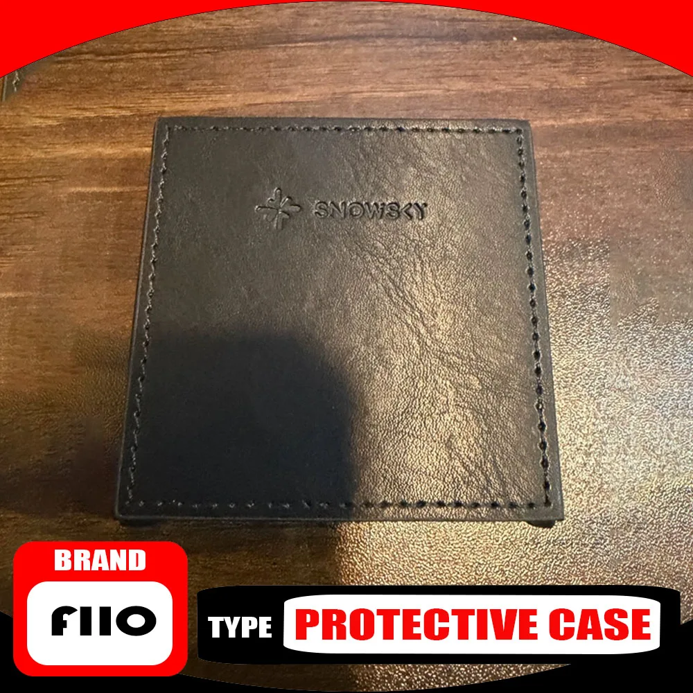 Фото Магнитный защитный чехол для FiiO SK-DISC, чехол из искусственной кожи черного/красного/зеленого цвета для MP3-плеера Fiio Snowsky DISC, простой чехол для музыкального плеера MP3 №1