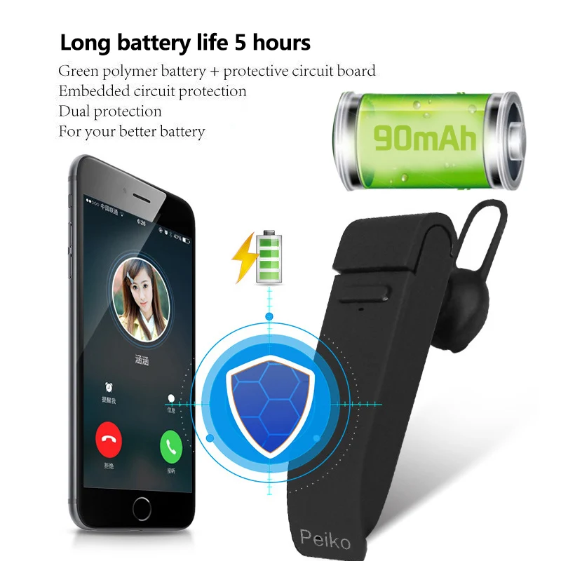 

2022 Peiko Translator Earphones Bluetooth 5.0 Wireless Business Earbuds 25+ Languages Bluetooth AI APP Travel Translator Headset