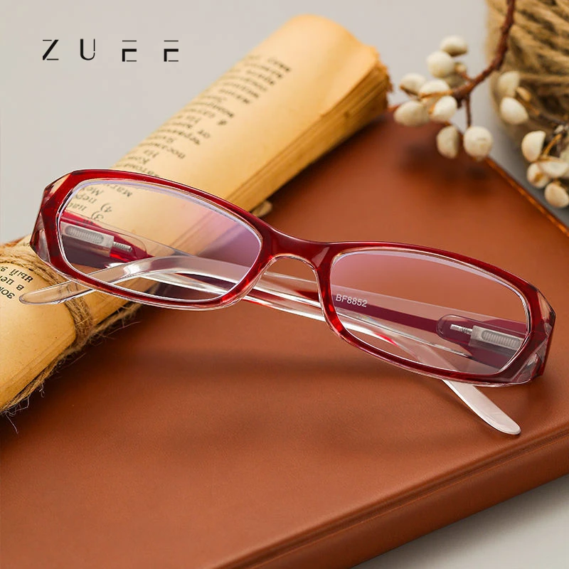 

ZUEE 1PC Reading glasses Vintage Classic Unisex Women Men Ultralight Anti-blue Light Presbyopic Glasses far diopter +0.00~+4.0