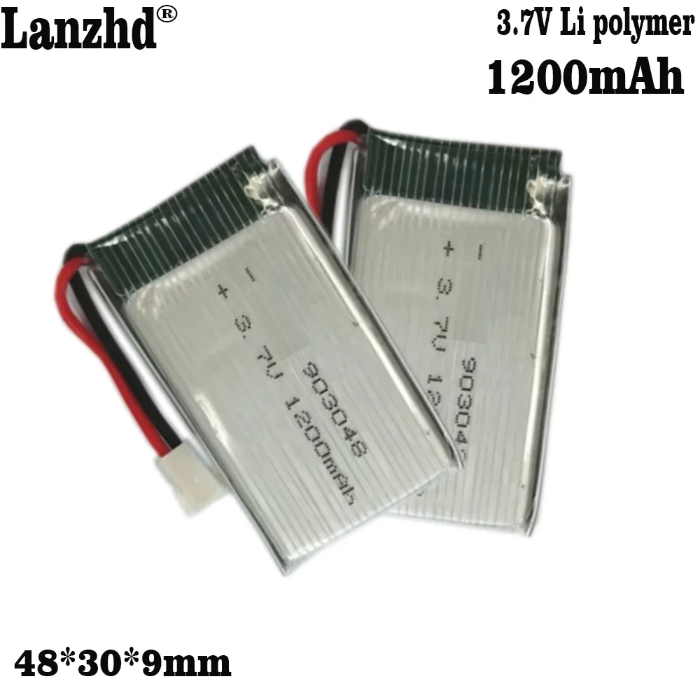 Литий-полимерный аккумулятор 1200 mAh 3 7V для квадрокоптеров Ланжд 903048