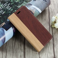 new skin feeling wood grain stitching phone leather case all inclusive flip card slot protective cover for zte axon 40 ultra