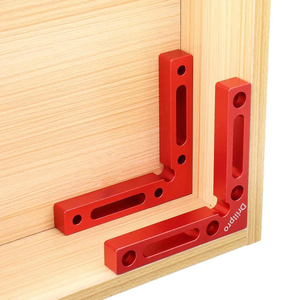 

L-Shaped Right Angle 90 Degree Woodworking Positioning Clamping Auxiliary Jig Machinist Square Inch Scale Carpenter Protractor