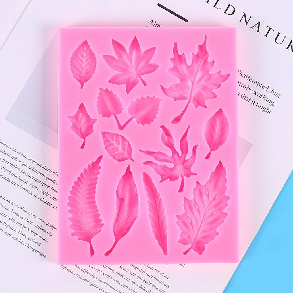 

Силиконовая форма, лист форма, водонепроницаемые Многоразовые инструменты для украшения тортов своими руками, инструмент для выпечки, портативная легкая глиняная форма