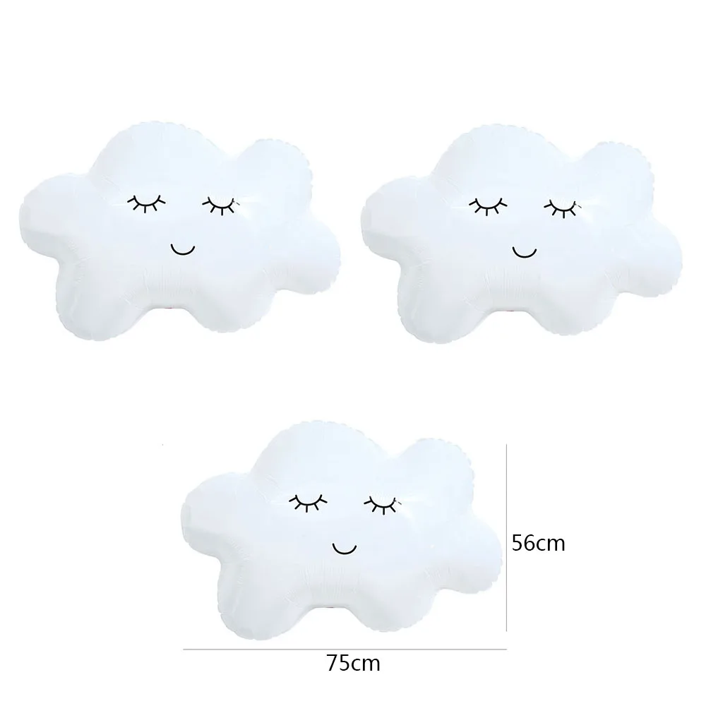 

Воздушные шары фольгированные улыбающиеся облака 2/3/5 шт