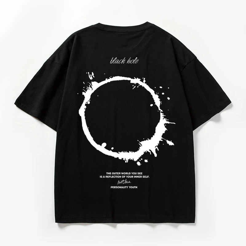 

Man T-Shirts Cotton Oversized Vintage Tees Korean Hip Hop Streetwear y2k Short Sleeved Letter Loose Men Women Couple Clothes Top