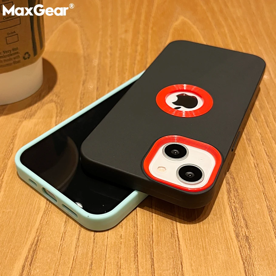 Оригинальный чехол из жидкого силикона с отверстием для логотипа iPhone 13 12 11 Pro Max XR X