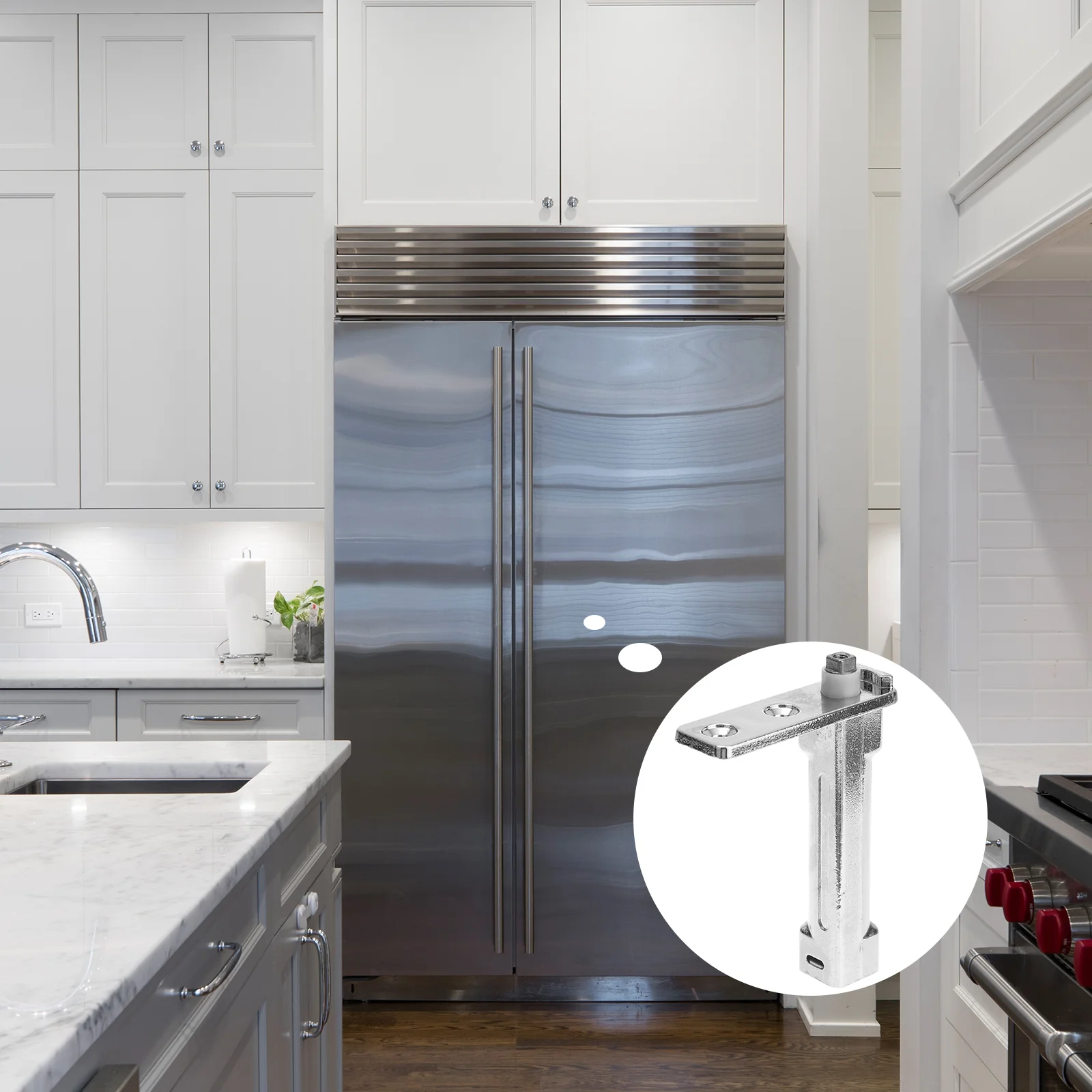 

1pc Freezer Door Pivot Hinges Zinc Alloy Freezer Pivot Hinges Accessories