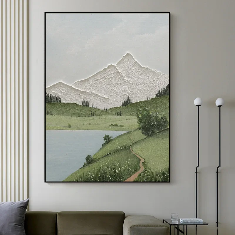 

048516678 Digital oil painting hand-colored oil paint bedroom decorative painting oil painting hanging painting