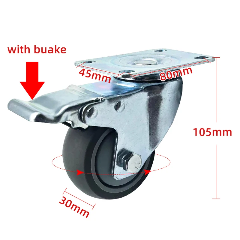Искусственные ролики для промышленного использования тележек подходят платформ