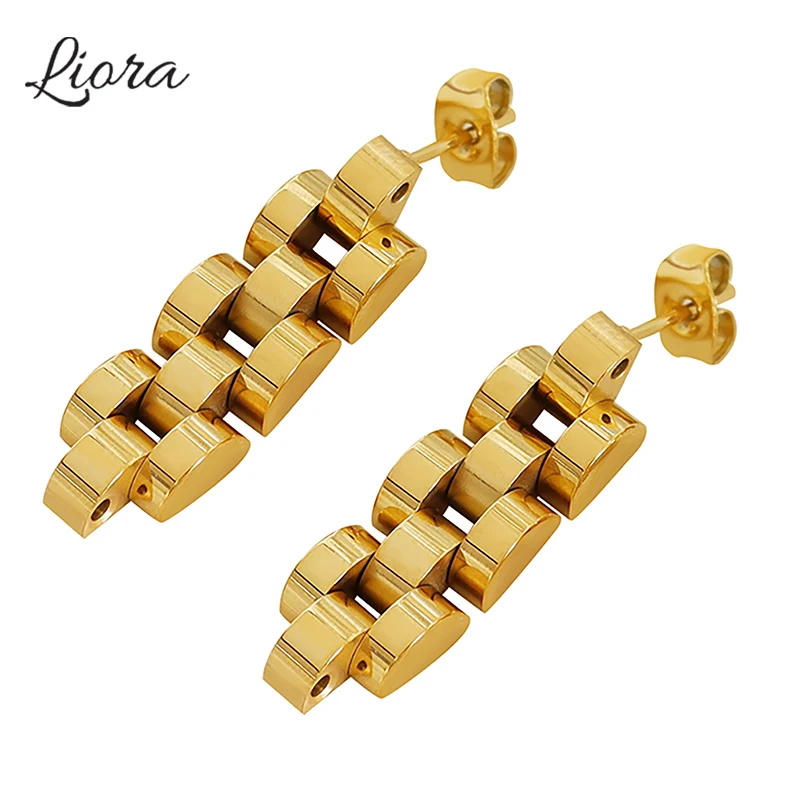 Классические серьги-капли с цепочкой для часов Liora женщин очаровательные серьги