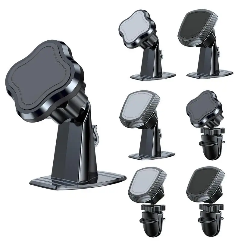 

Car Phone Holder Hands-Free Magnetic Car Mount Magnetic Car Phone Holder 360 Degree Rotation Car Phone Mount For Tablets Car