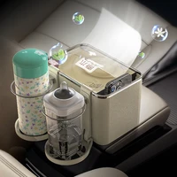 multi function car storage box armrest organizers car interior stowing tidying accessories for phone tissue cup drink holder