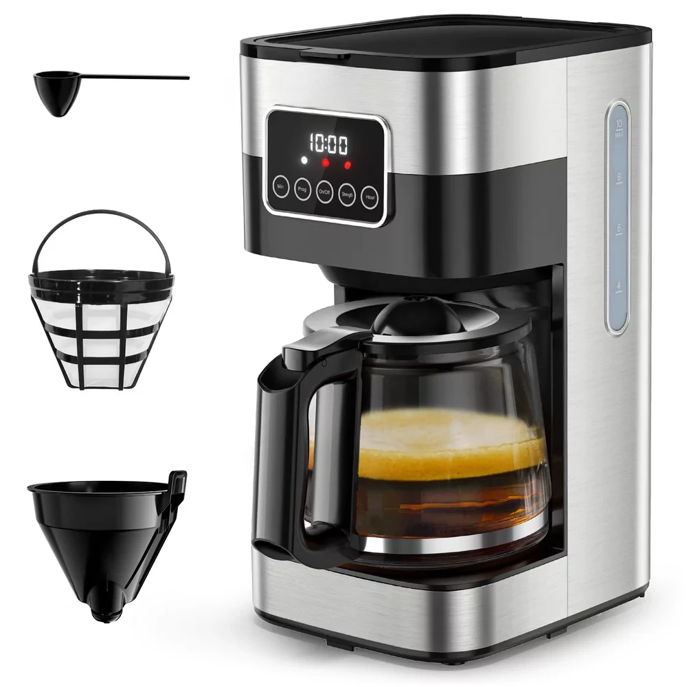 

Coffee Maker With Timer Strength and Coffee Pot Programmable Coffee Maker Black