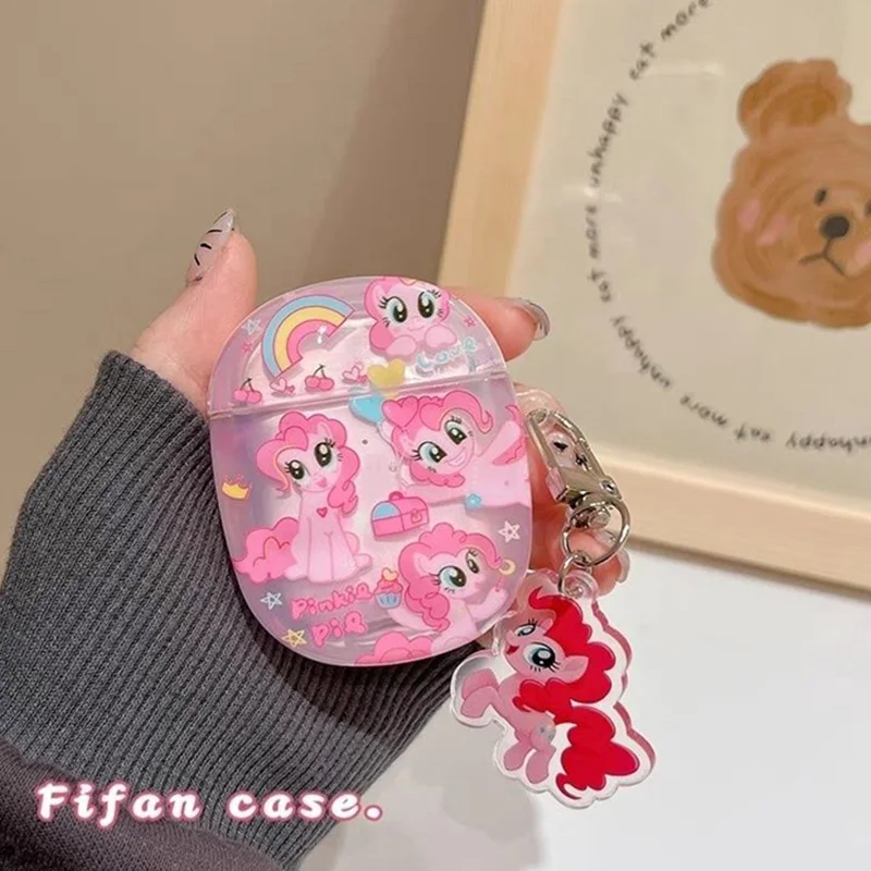 Мультяшный Розовый Мой маленький пони AirPods чехол Kawaii аниме Airpods1 2 Pro Apple