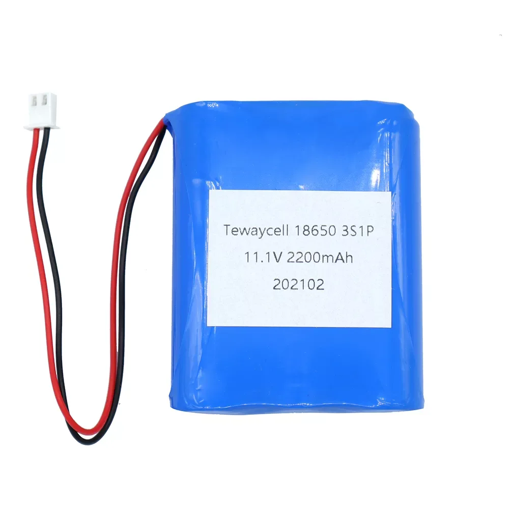 

11.1V 2200mAh 3S1P 18650 Rechargeable Lithium ion Battery with PCB and Connector