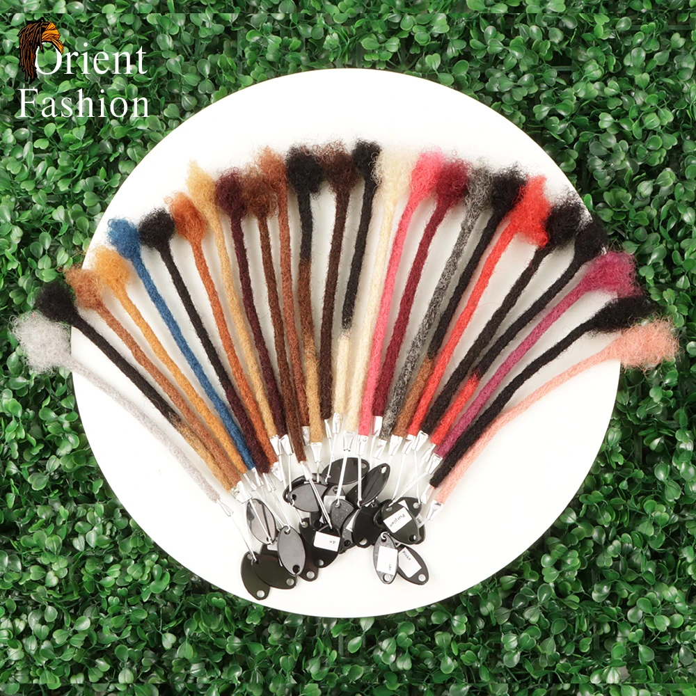 Недорогие волнистые афро курчавые волосы для наращивания человеческие дреды 100%