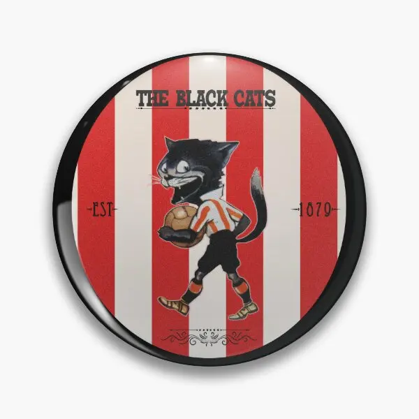 Черные кошки Mackems винтажная открытка мягкая пуговица булавка для влюбленных