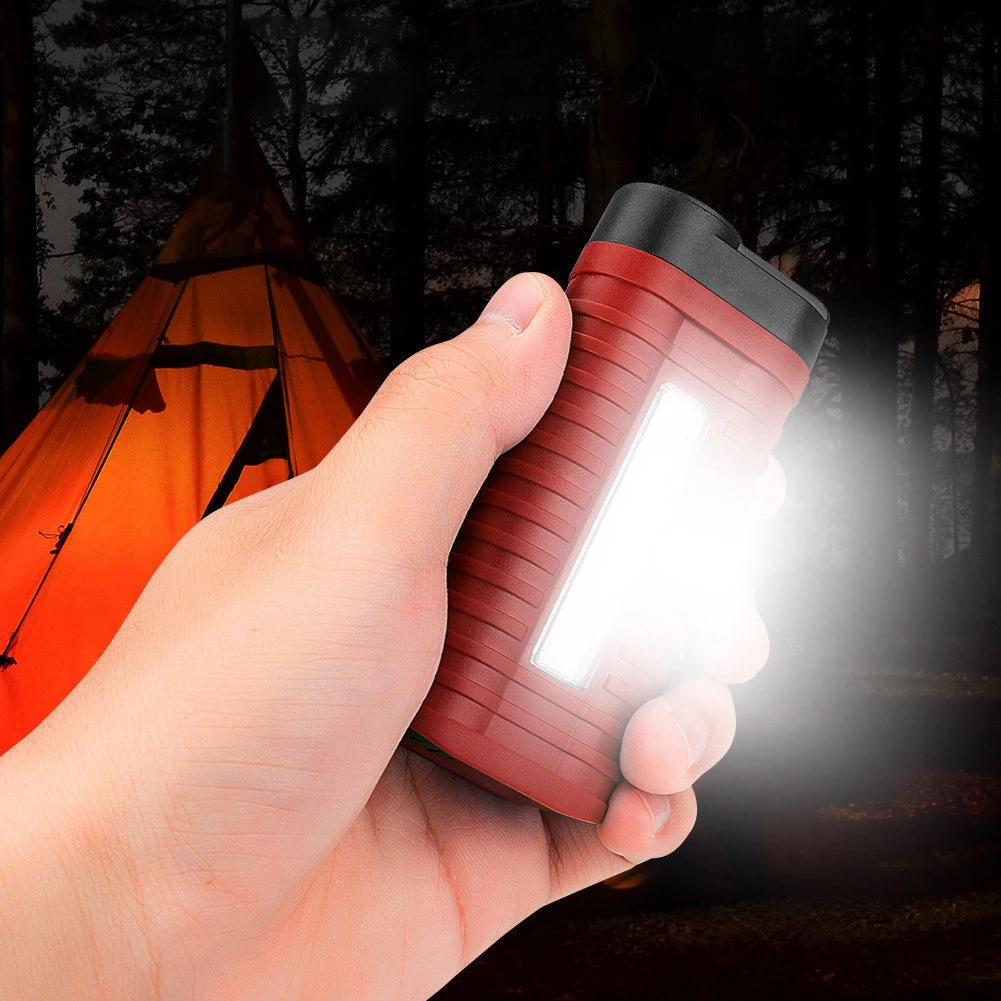 High Quality Outdoor Sports Work Light Flashlight 2 Lighting Modes Inspection Maintenance Light Led Pocket Flashlight