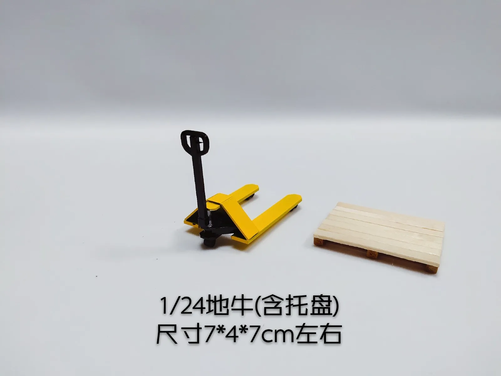 

1:18 1/24 Plastic Hand Carrier Pallet Truck Maintenance Props Repair Tools Repair Model Car Scene Props