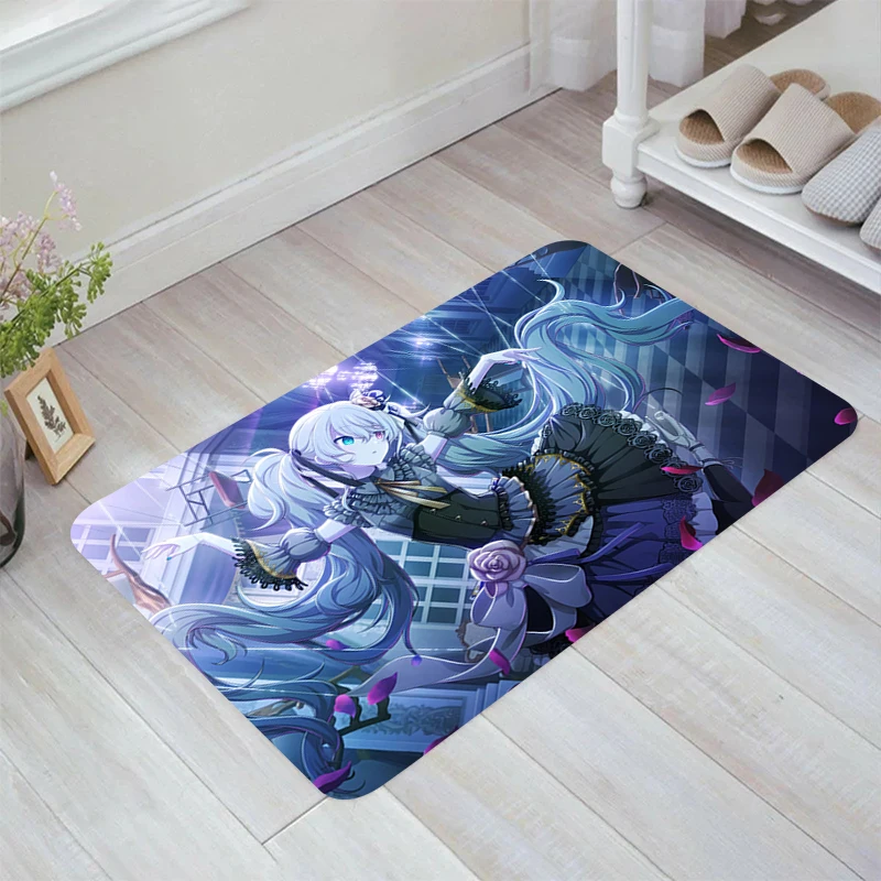 Напольный коврик P-Project Sekai PJSK аниме коврики для комнат входной двери кухонный