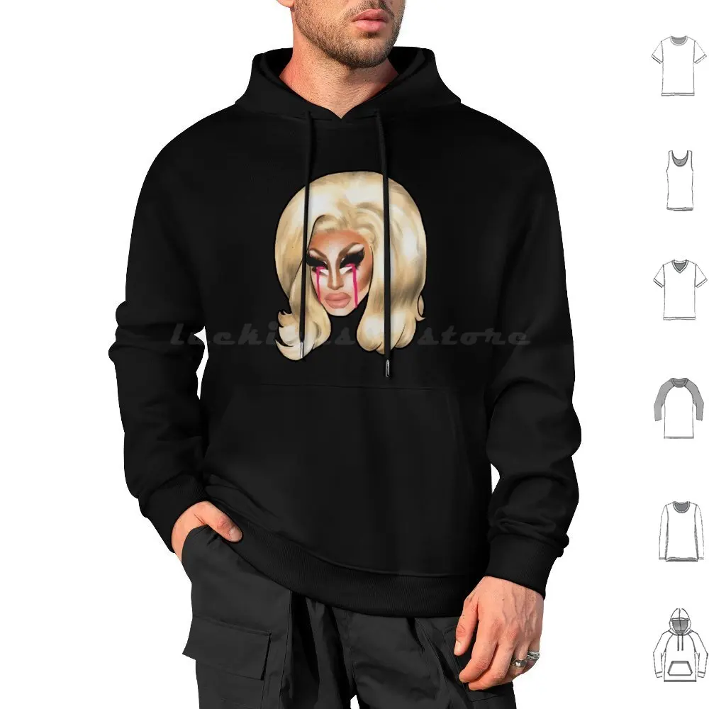 Trixie Mattel Merch Великобритания список плача за помощь рубашки толстовки с длинным