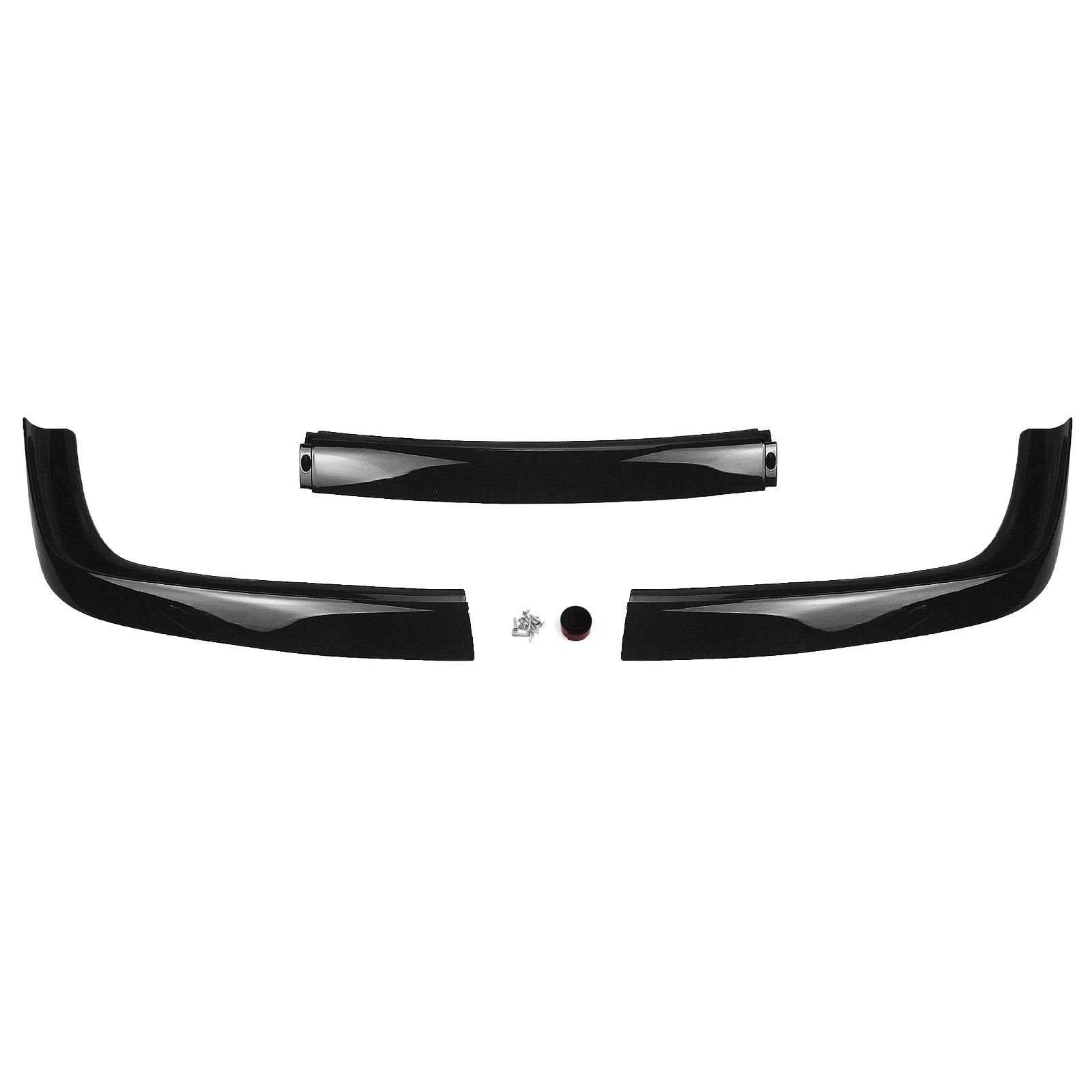 Фото Для BMW E36 M3 только 1992 1993 1994 1995 1996 1997 1998 глянцевый черный/углеродное волокно внешний вид автомобильный нижний сплиттер передний бампер спойлер губа №2