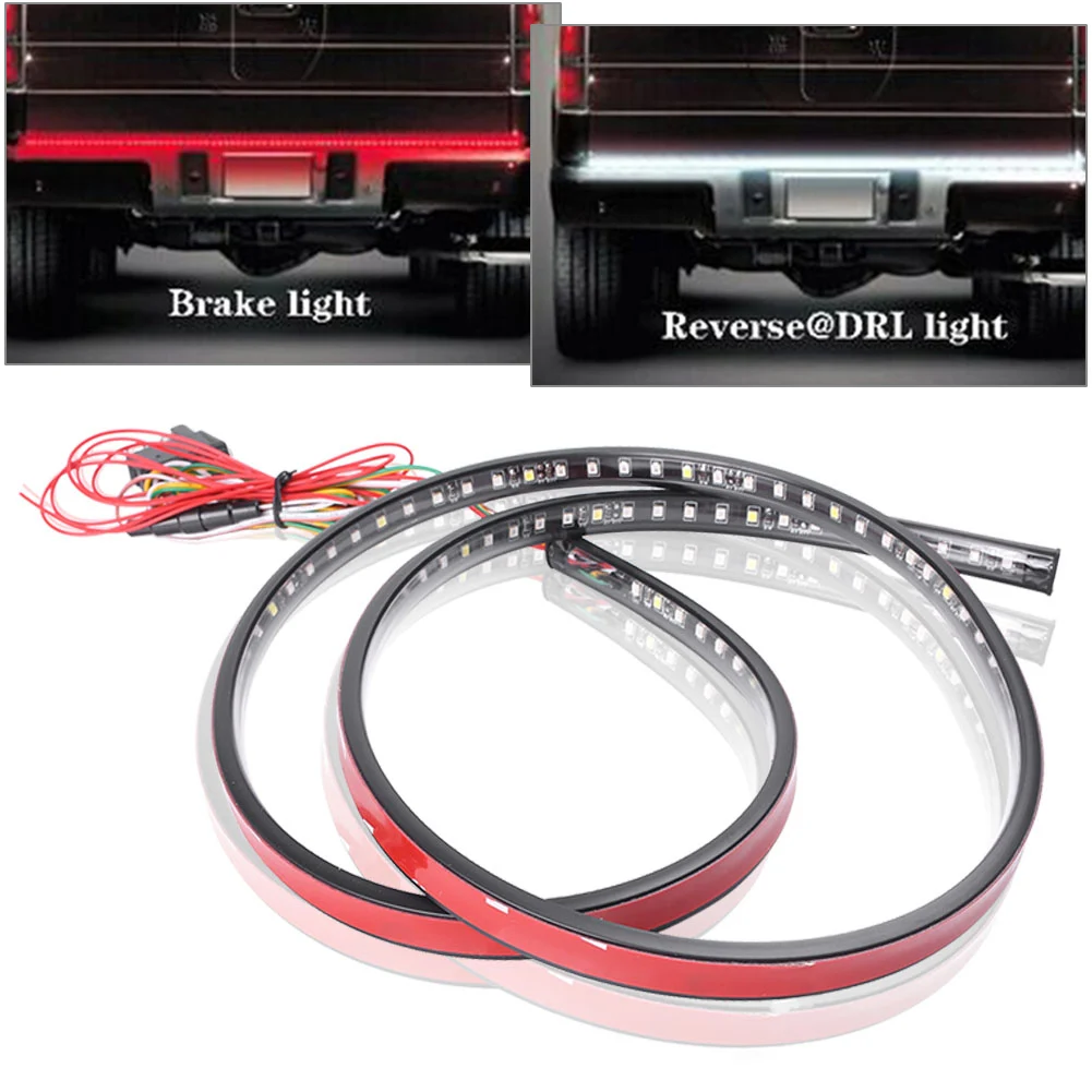 Автомобильный 72-светодиодный фонарь задней двери полоса для грузовика задний