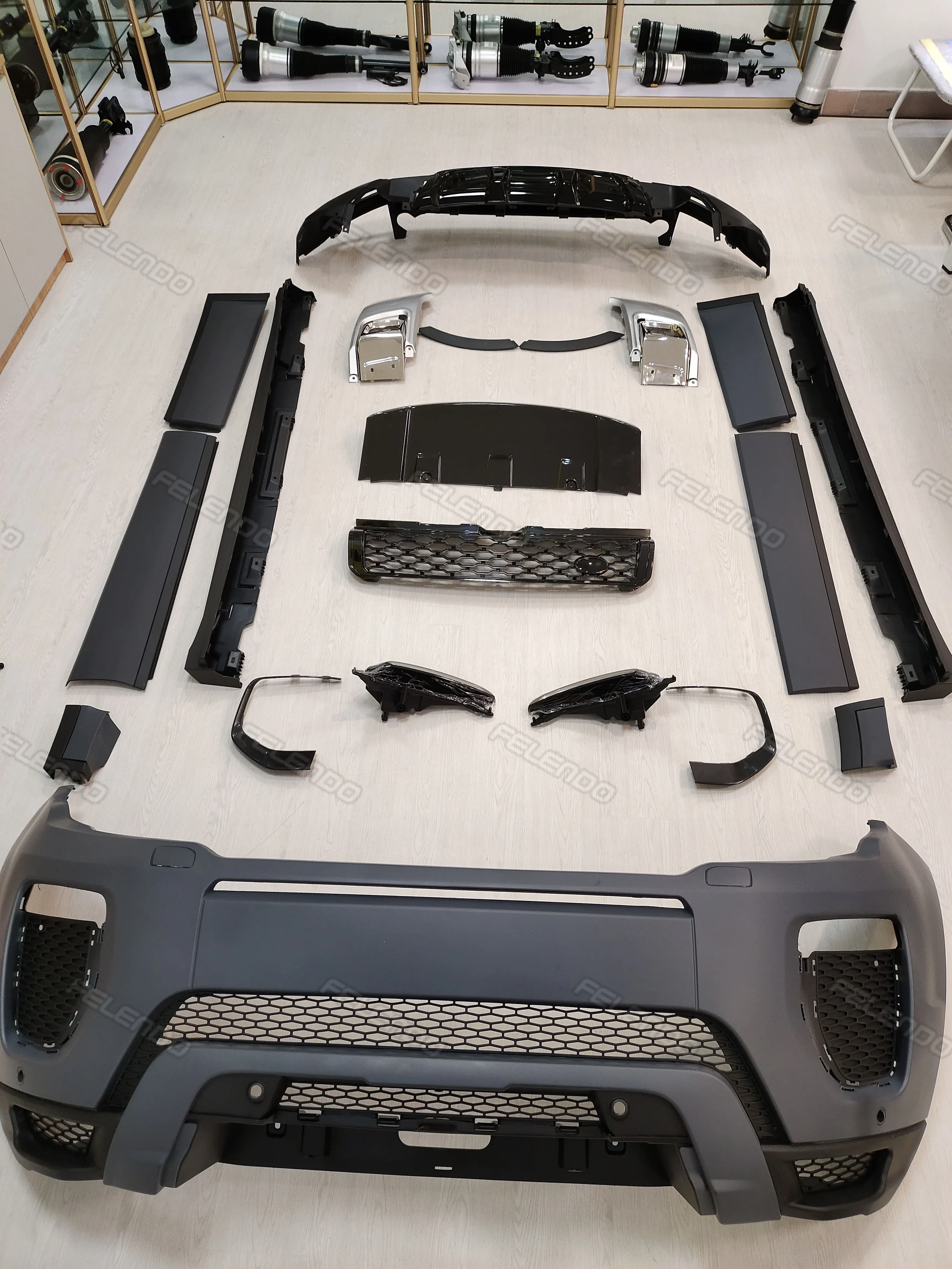 FELENDO Высококачественные детали кузова автомобиля evoque up 2016 улучшенный обвес с