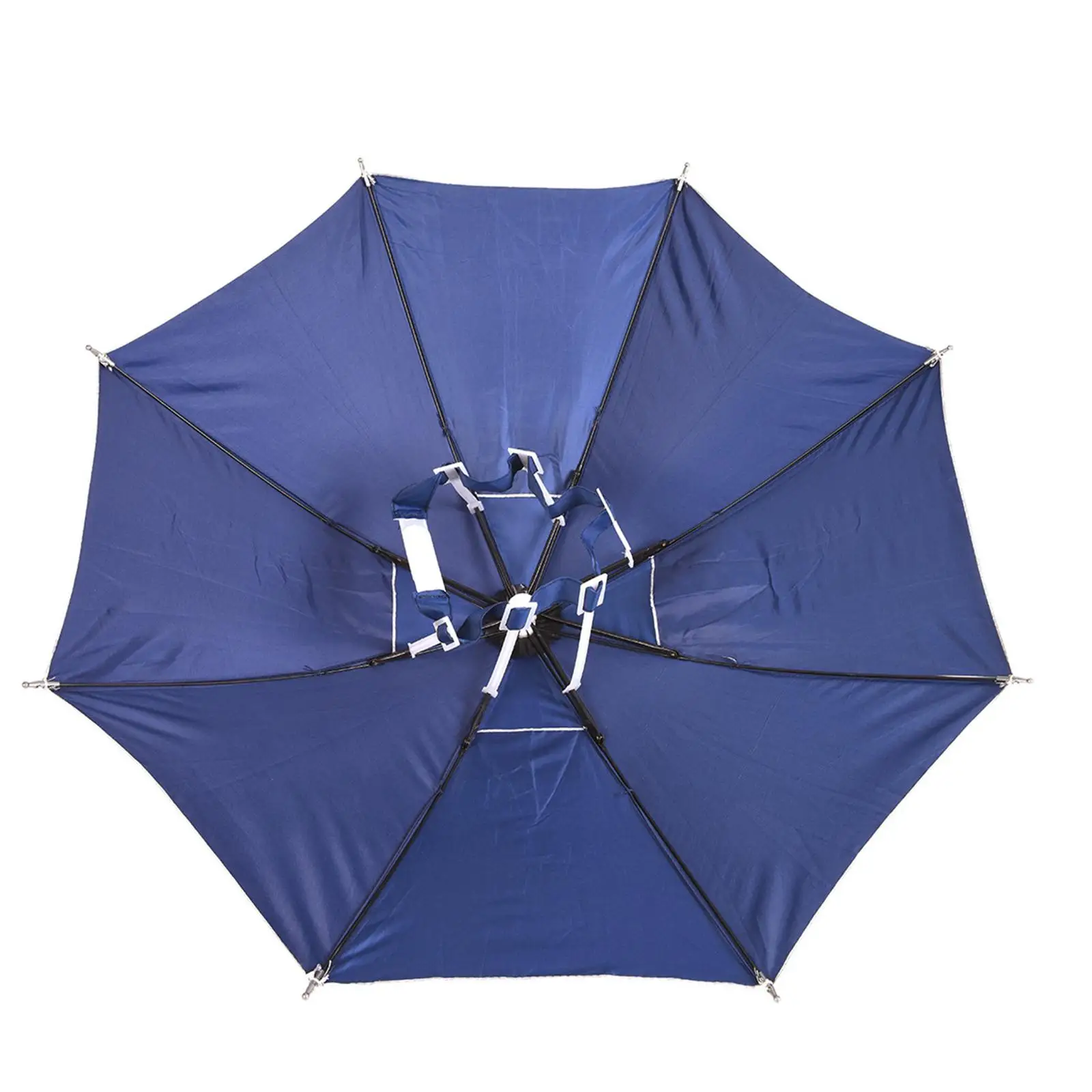 

Umbrella Hat 25" Sun Protection for Adults Foldable Hands Free Portable Umbrella Caps Headwear for Golf Gardening Beach Fishing