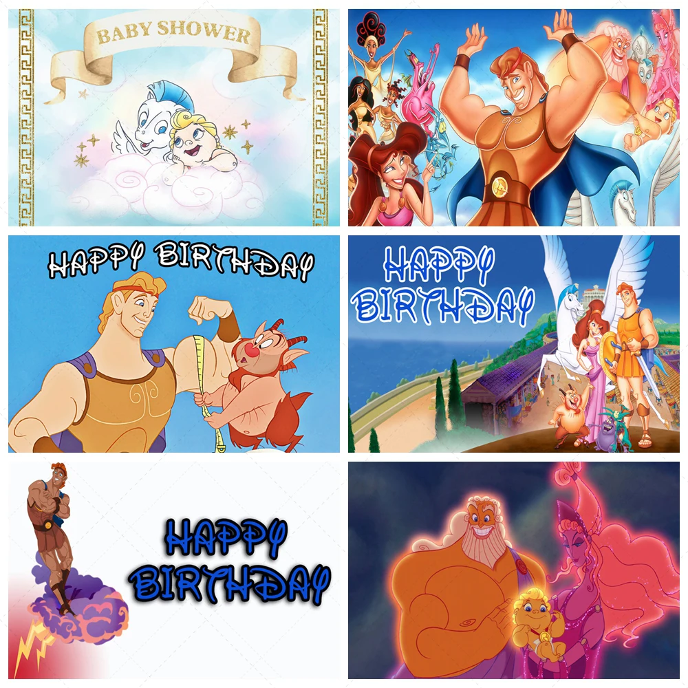 Мультфильм Геркулес детские принадлежности для дня рождения детская комната фон