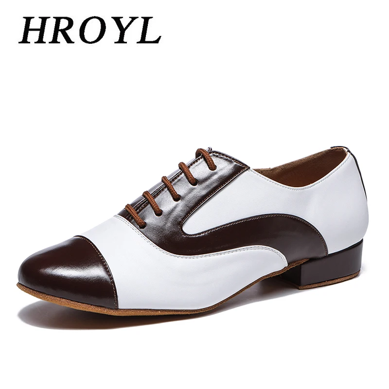 

Mens' Latin Dance Shoes Boy/Man Dance-shoe Ballroom Modern Tango Jazz Dancing Shoes Salsa Performance Low Heels Genuine Leather