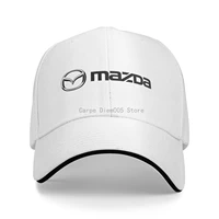 mazda hat new fashion letter printing baseball cap hip hop cap high quality men and women sports retro