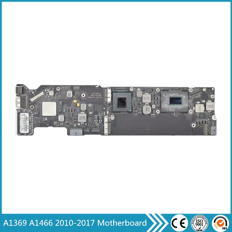 Sale A1369 A1466 Laptop Motherboard For MacBook Air 13" Logic Board 1466 1369 Cord 2 i5 i7 2GB 4GB 8GB 2010-2017 Year