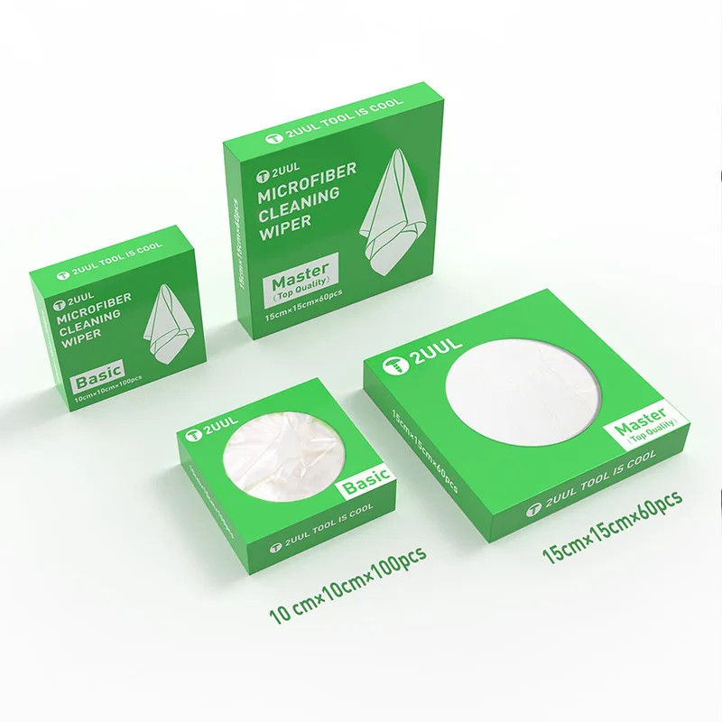 

Стеклоочиститель из микрофибры 2UUL, одноразовая промышленная ткань для защиты от пыли, ткань для ЖК-экрана, инструмент для ремонта ЖК-камеры