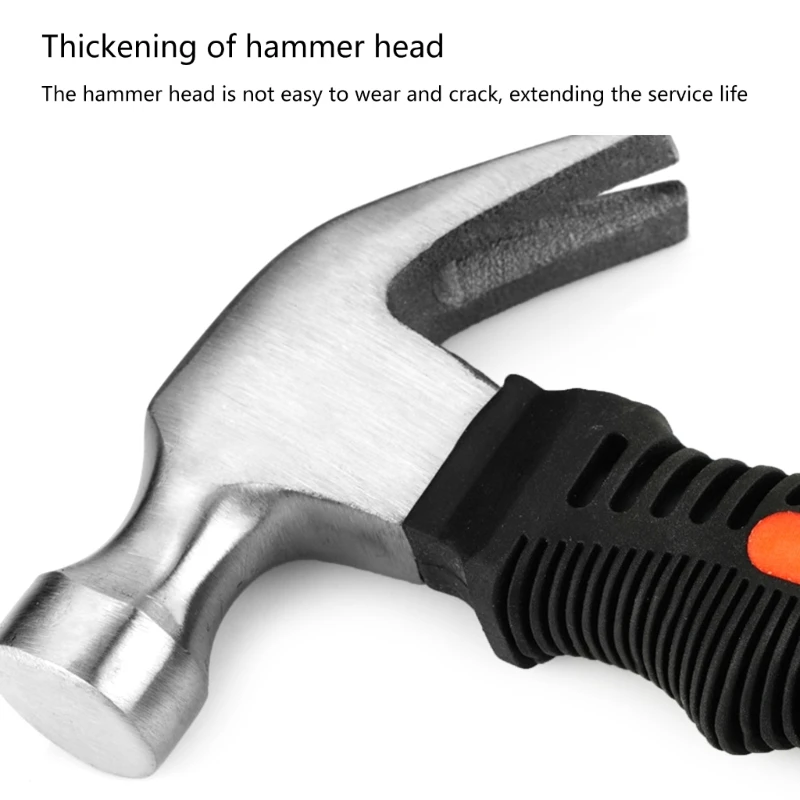 

Mini Hammer Nail Claw Hammer Ergonomic Handle Small Portable Home Tool Woodworking Hand Tools Multifunctional Vehicle