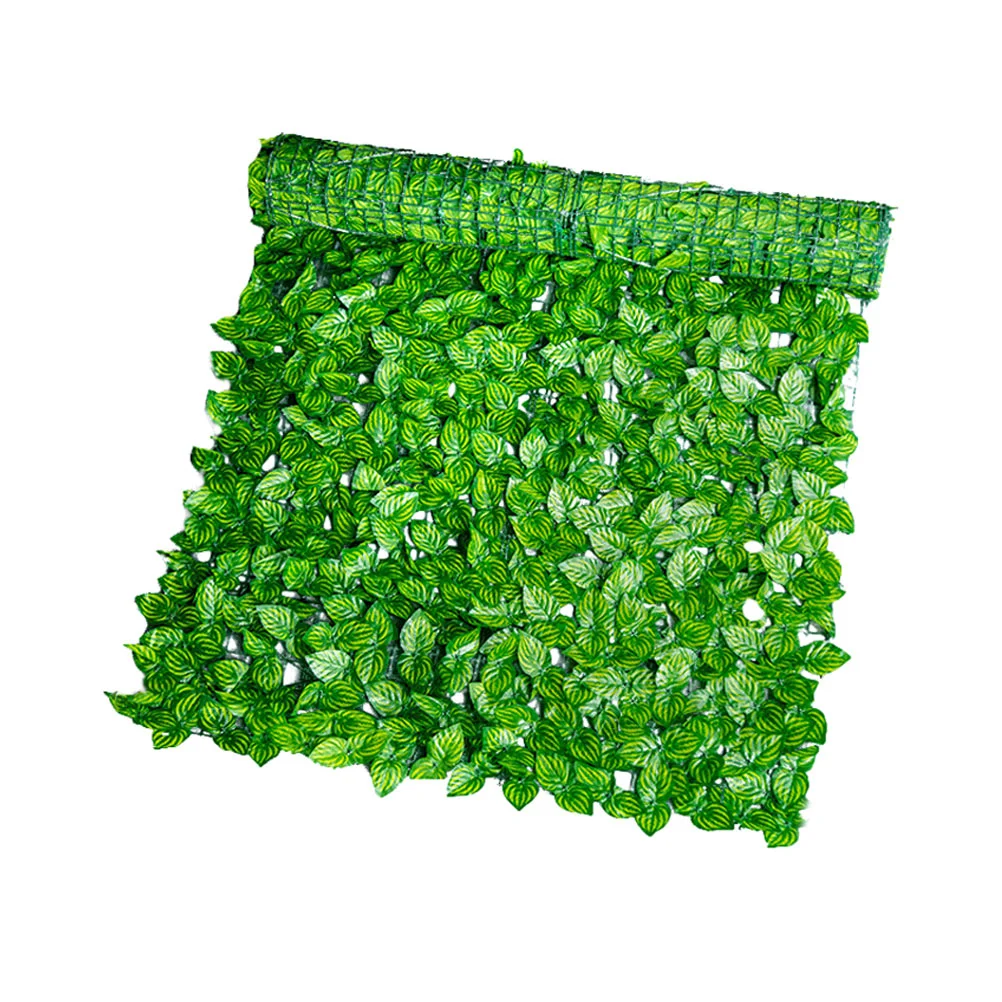 

Green Fence Leaf Ornament Faux Vines Decor Wall Panel Fake Net Garden Plastic Simulation Artificial Boxwood Panels