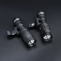 tacical m340 m340w strobe flashlight fit mlok keymod picatiny rail high quality lamp hunting scout weapon light