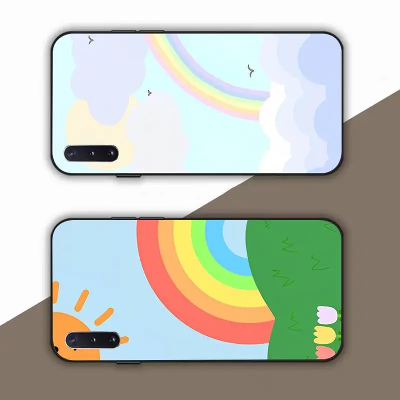

Babaite Rainbow Sun Phone Case for Samsung Note 5 7 8 9 10 20 pro plus lite ultra A21 12 72