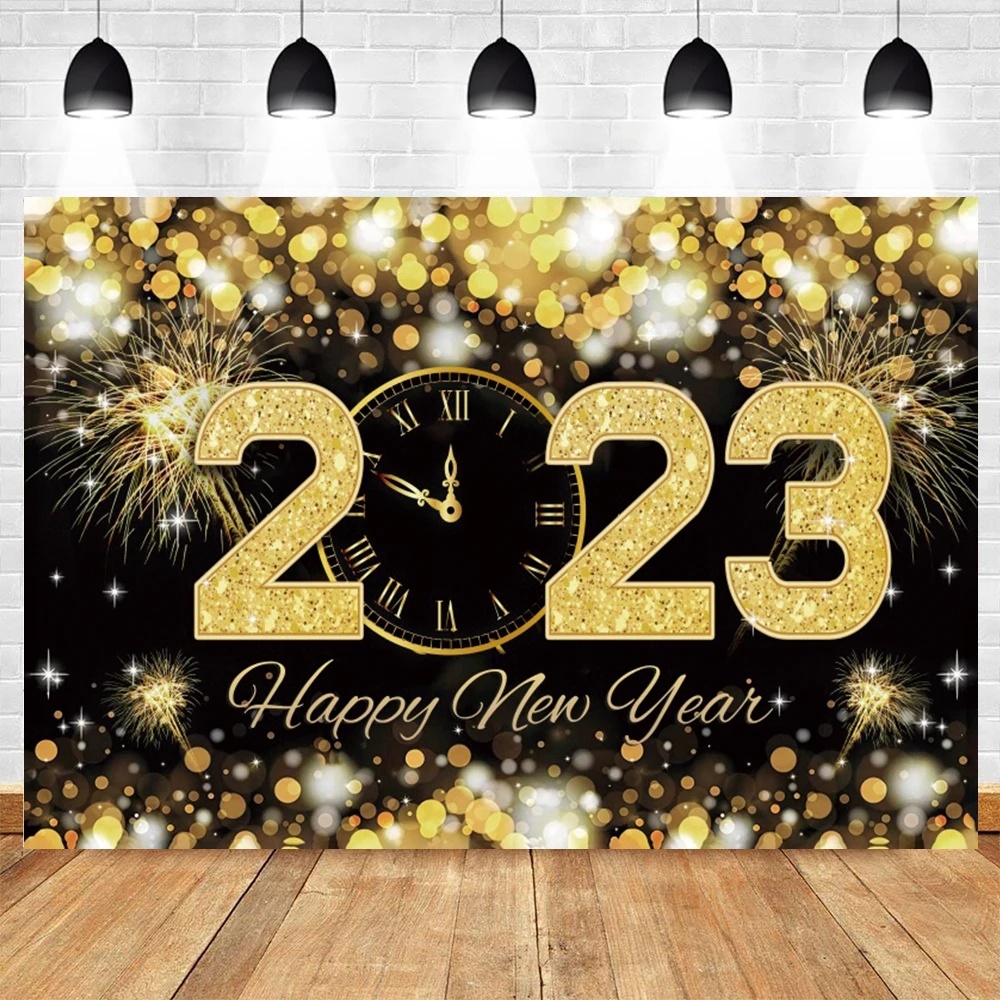Фотофон с новым годом 2023 фейерверк вечеринка Декор Детский портрет