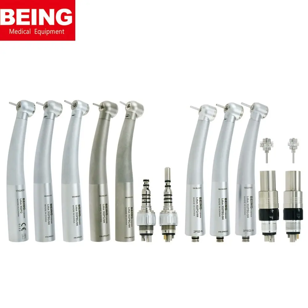 

BEING Dental High Speed Fiber Optic Handpiece 4Hole 6Hole Coupler fit NSK Phatelus KAVO MULTIflex
