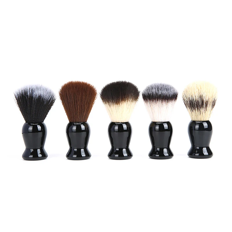 

Men Razors Portable Shaving Soap Bowl Foam Brush ABS Handle Nylon Bristle Shaving Brush Soft Bristle Sweeping Hair Brush