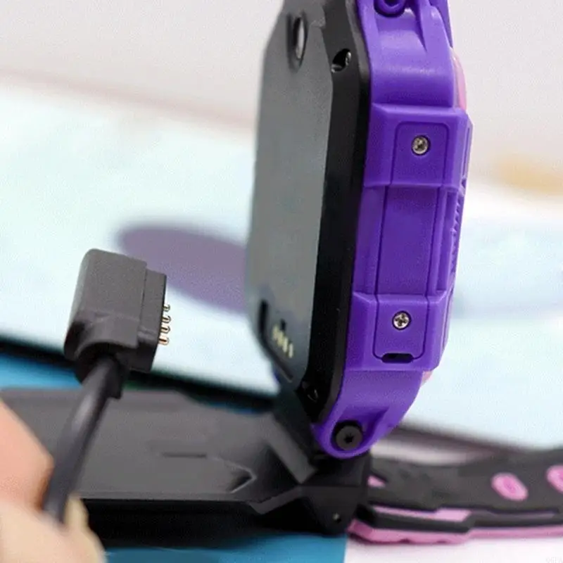Фото Универсальный 4-контактный 9 мм 3,0 мм Space Smart Watch Магнитный зарядный кабель USB 2.0 «папа» на 4-контактный магнитный зарядный кабель для умных часов №4