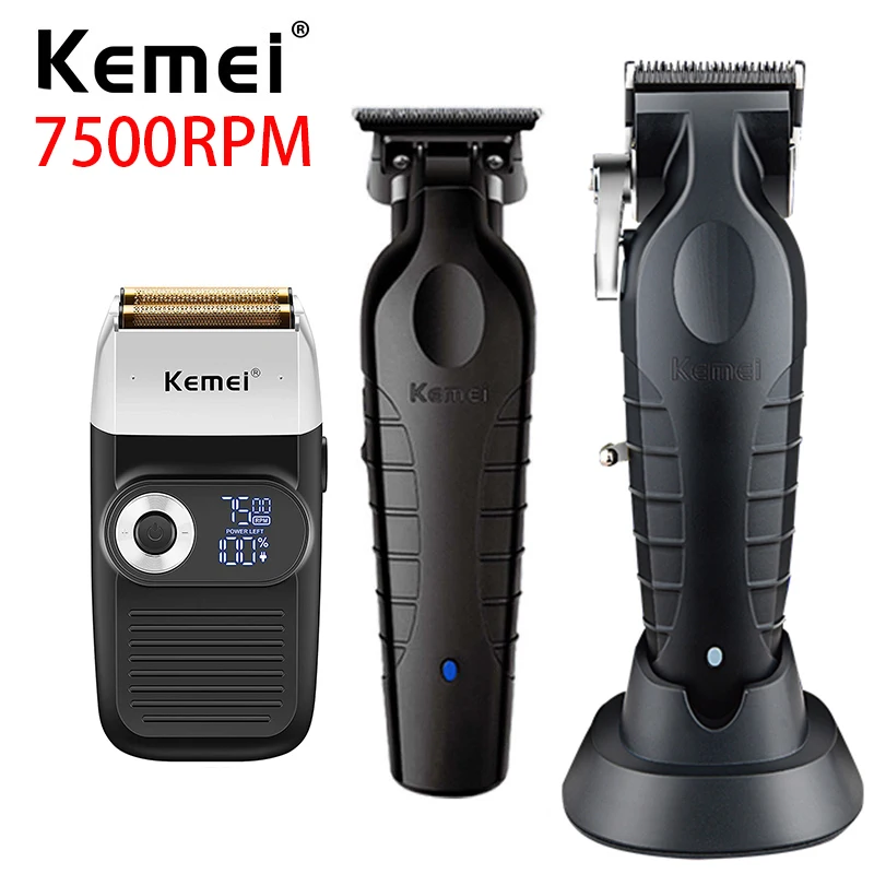 Professional Barber Hair Clippers and Trimmer Kit 0mm Cordle