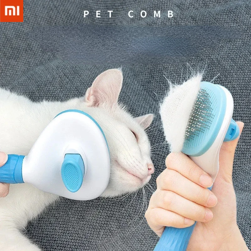 

Xiaomi Pets Comb Self Cleaning Brush Cats Massage Open Nodular Comb Pets Hair Removal Cats Hair Cleaning Grooming Beauty Tool