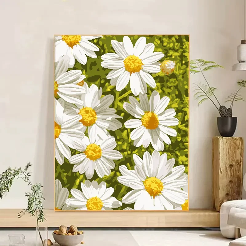 

047315741 Digital oil painting hand-colored oil paint bedroom decorative painting oil painting hanging painting