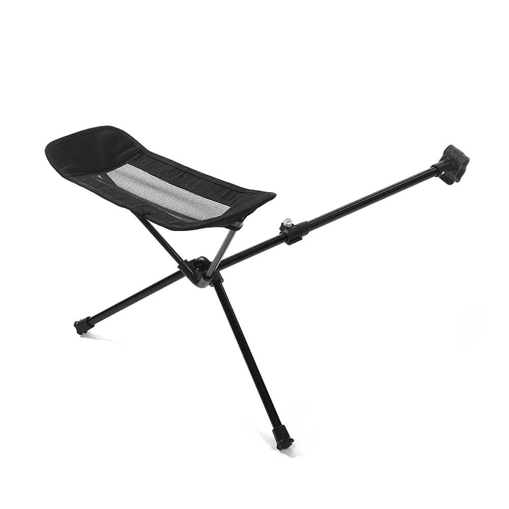 

Folding Camping Chair Footrest Portable Retractable Moon Chair Footstool Leg Rest with Storage Bag for Outdoor Camping